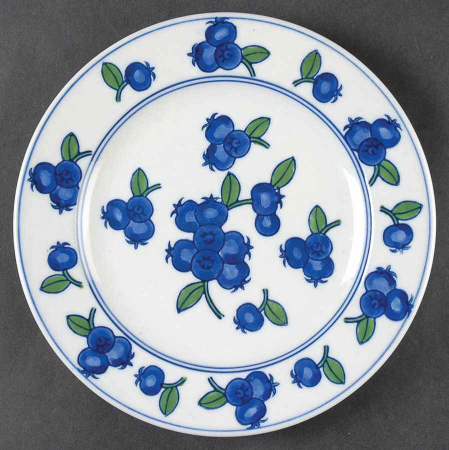 Blueberry Salad Plate by April Cornell-1