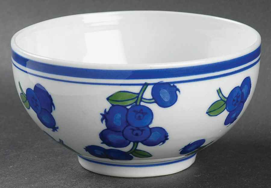 Blueberry Soup/Cereal Bowl by April Cornell-1