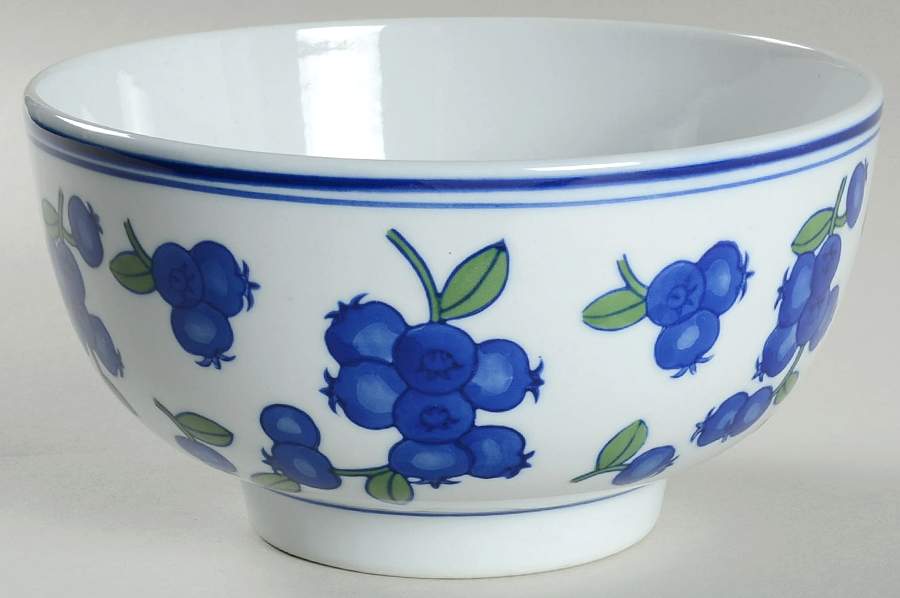 Blueberry 7" Round Vegetable Bowl by April Cornell-1