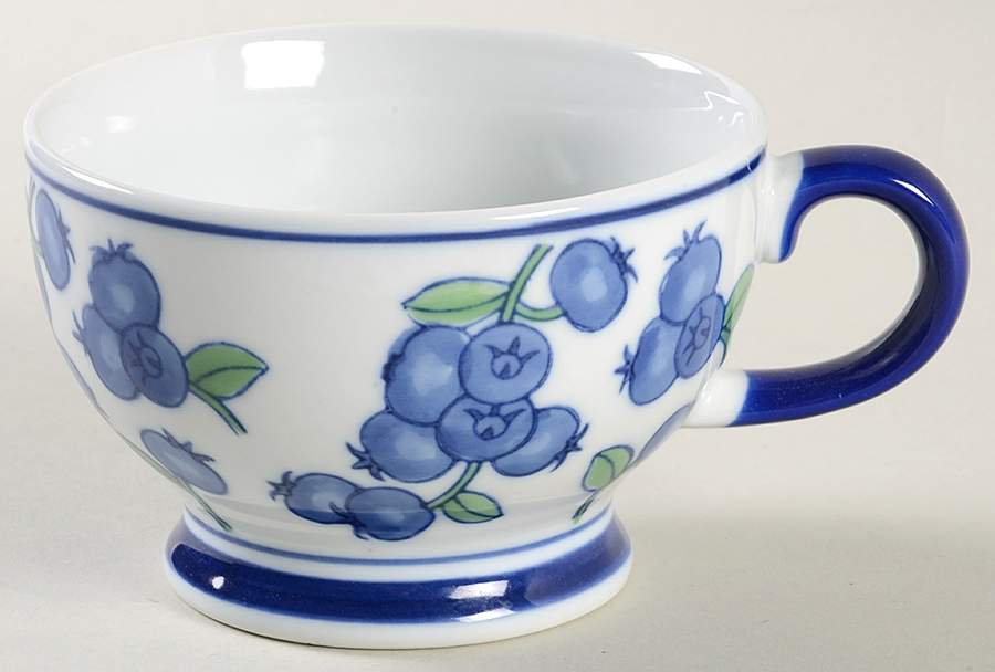 Blueberry Cup for Individual Teapot & Lid with Cup by April Cornell-1