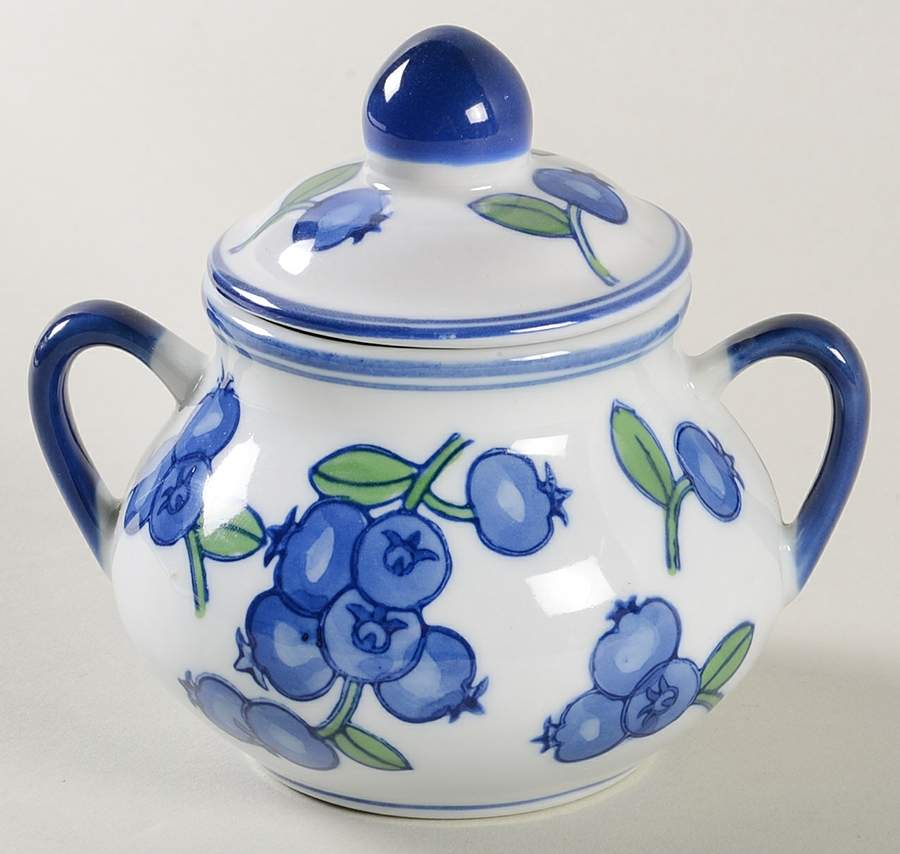 Blueberry Mini Sugar Bowl & Lid by April Cornell-1