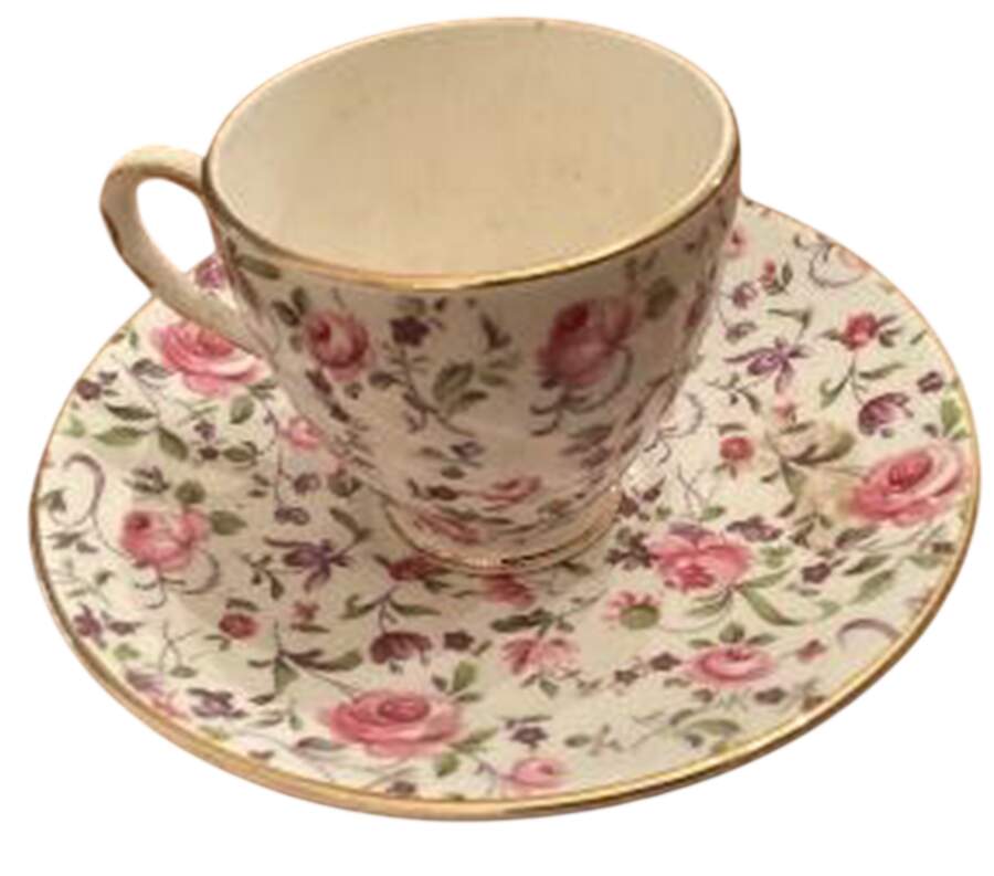2485 Footed Cup & Saucer Set by Arklow-1