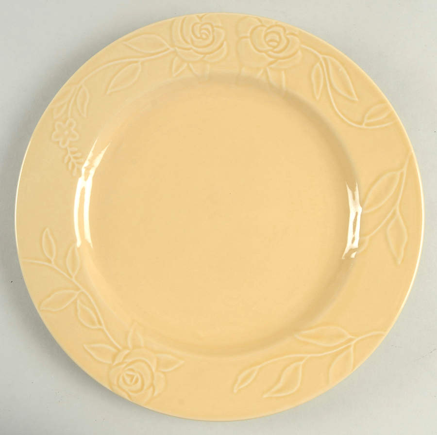 Rosemoor Yellow Dinner Plate by Laura Ashley-1