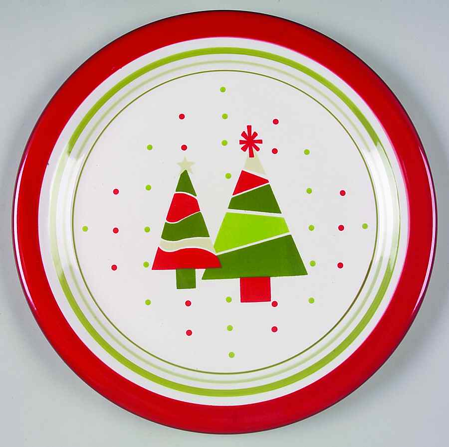 Happy Holidays Dinner Plate by American Atelier-1