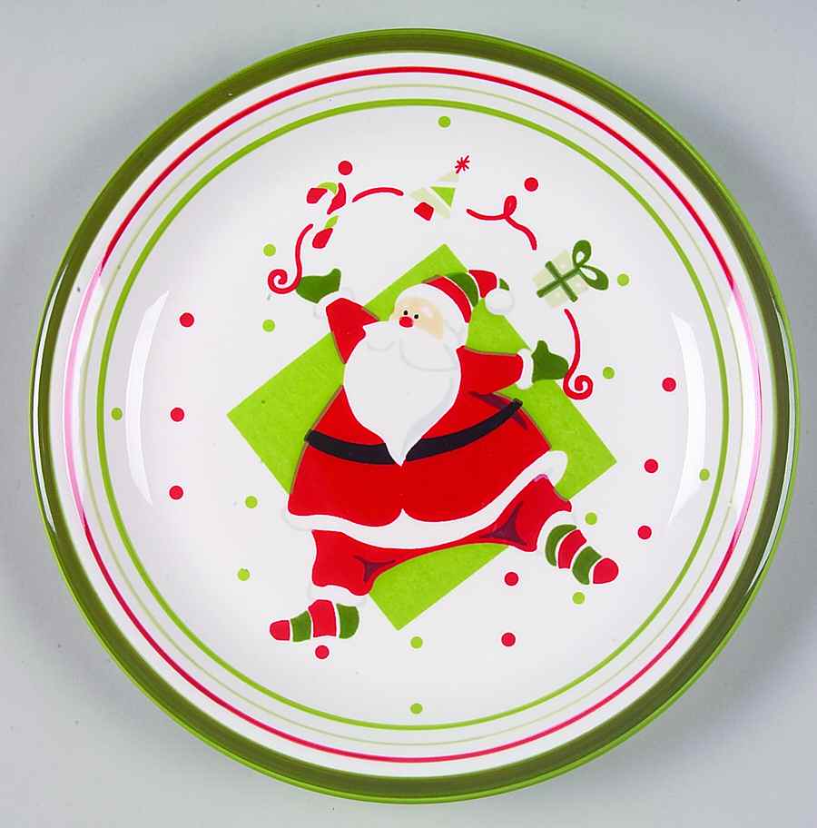 Happy Holidays Salad Plate by American Atelier-1