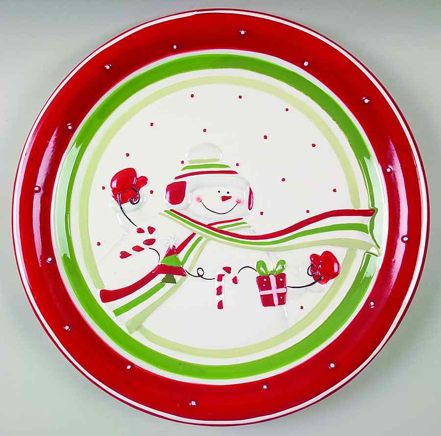 Happy Holidays 14" Chop Plate (Round Platter) by American Atelier-1