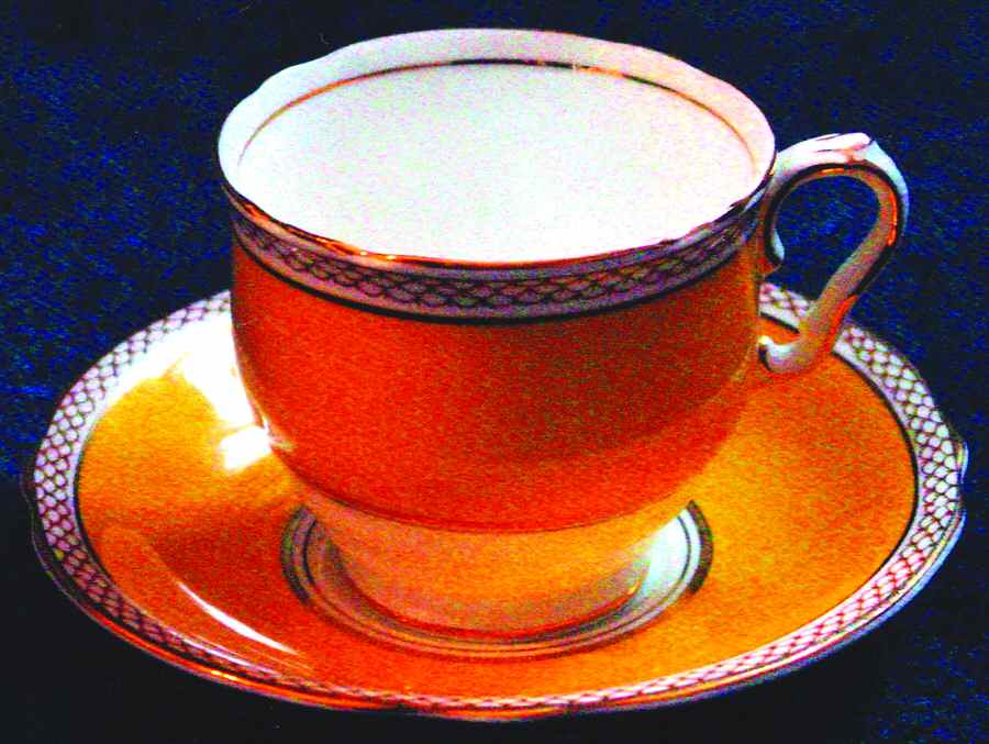 5488 Flat Cup & Saucer Set by John  Aynsley & Sons-1
