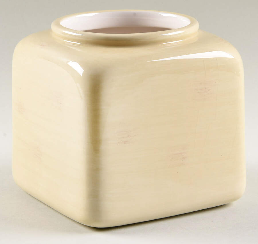 Tuscan Countryside Cream Small Canister No Lid by Artimino-1