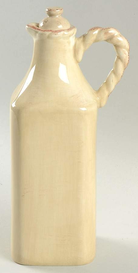 Tuscan Countryside Cream Vinegar Cruet and Stopper by Artimino-1