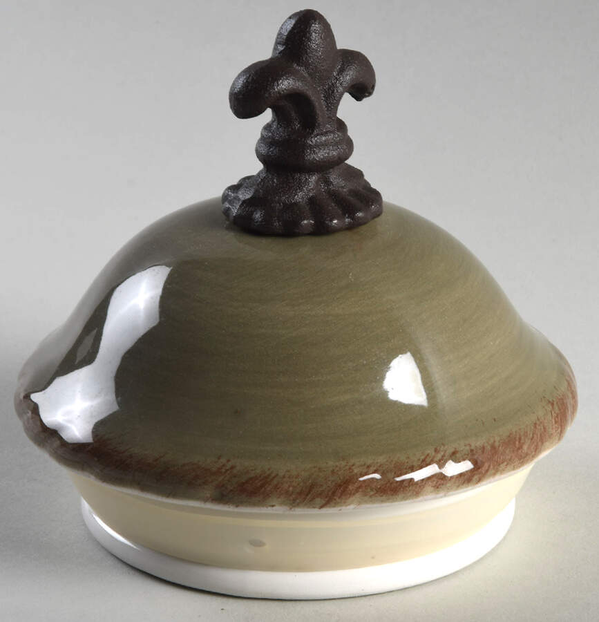 Tuscan Countryside Sage Green Lid for Large Canister by Artimino-1