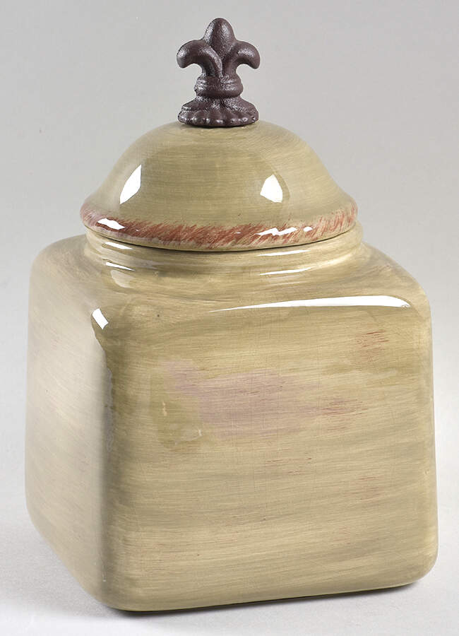 Tuscan Countryside Sage Green Small Canister & Lid by Artimino-1