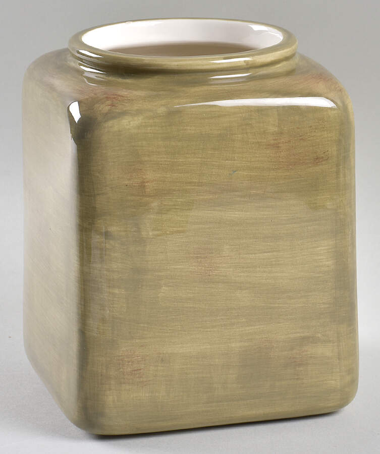 Tuscan Countryside Sage Green Medium Canister No Lid by Artimino-1