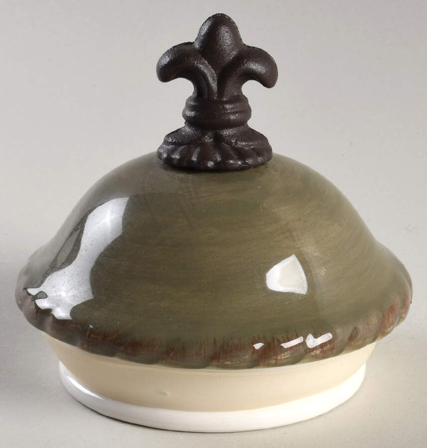 Tuscan Countryside Sage Green Lid for Small Canister by Artimino-1