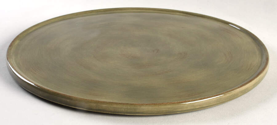 Tuscan Countryside Sage Green Cake Plate No Glass Dome by Artimino-1
