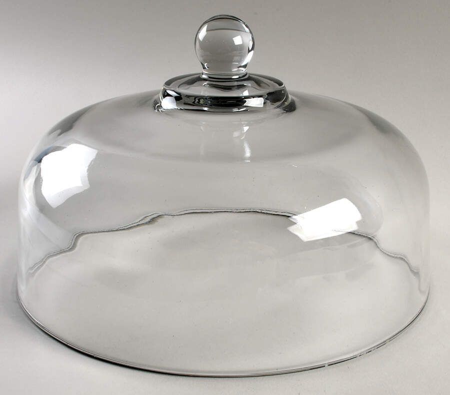 Tuscan Countryside Sage Green Glass Dome for Cake Plate by Artimino-1