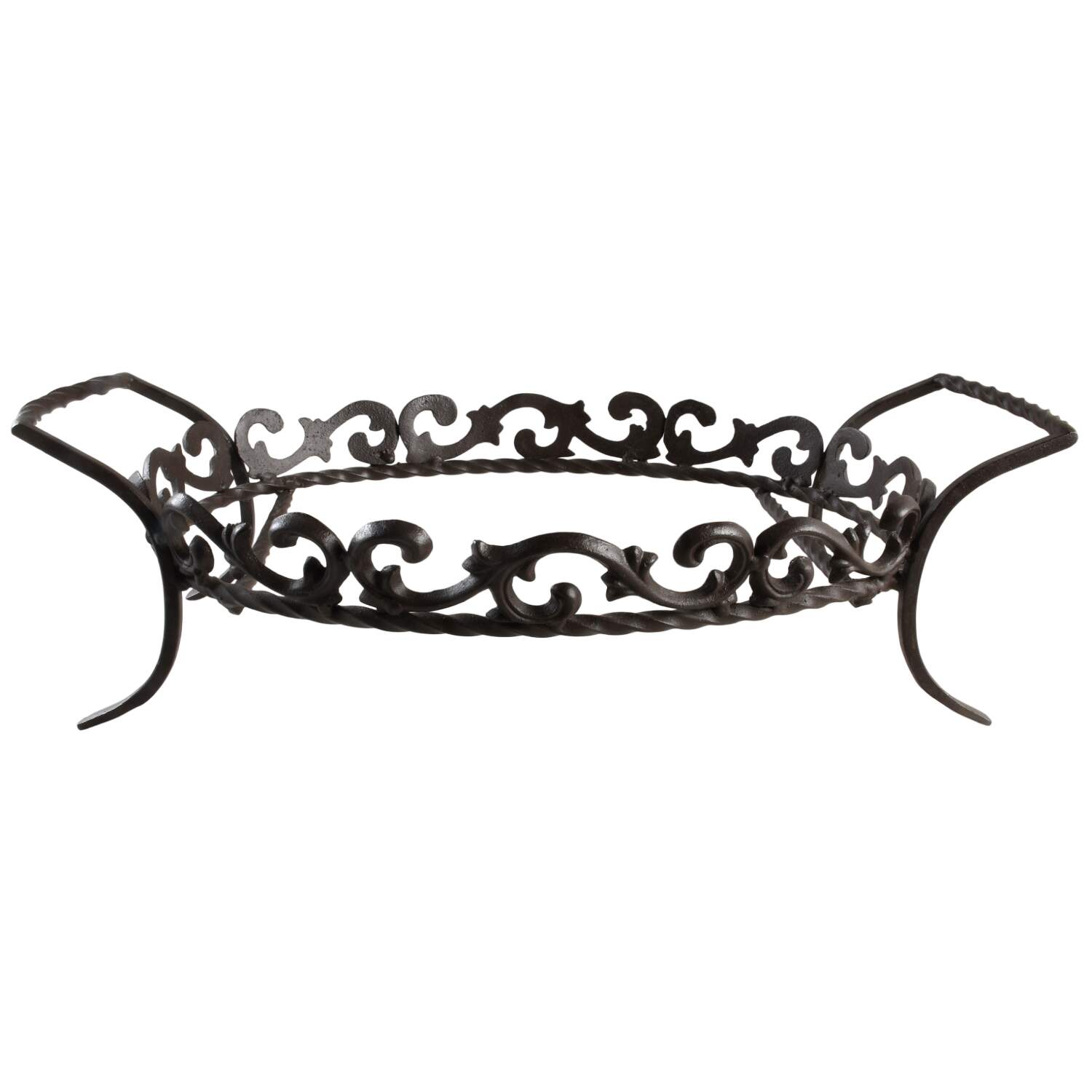 Tuscan Countryside Sage Green Metal Stand for 16" Oval Baker by Artimino-1