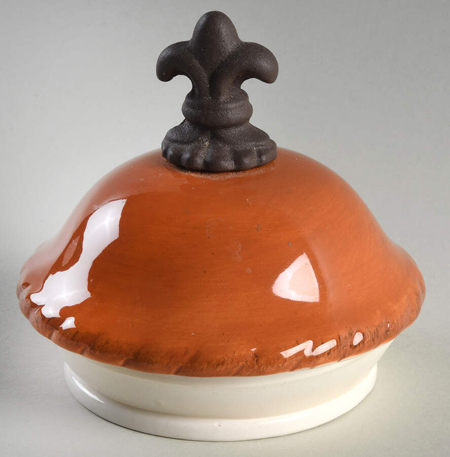 Tuscan Countryside Terra Cotta Lid for Small Canister by Artimino-1