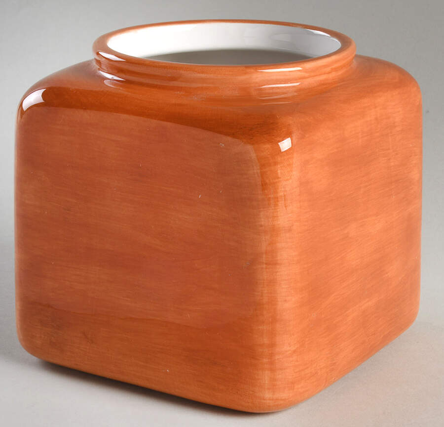 Tuscan Countryside Terra Cotta Small Canister No Lid by Artimino-1