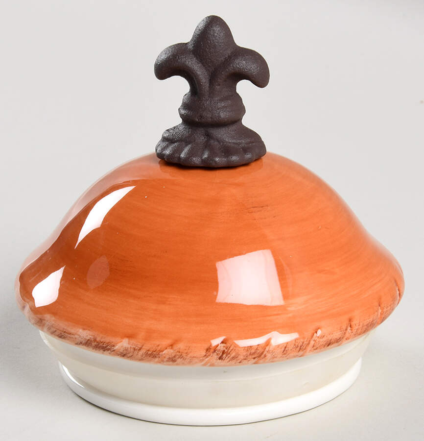 Tuscan Countryside Terra Cotta Lid for Large Canister by Artimino-1