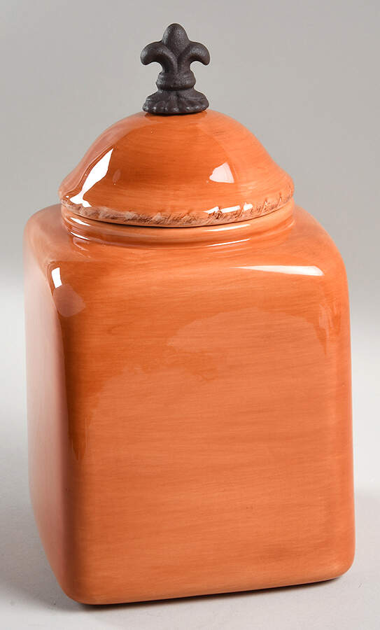Tuscan Countryside Terra Cotta Large Canister & Lid by Artimino-1