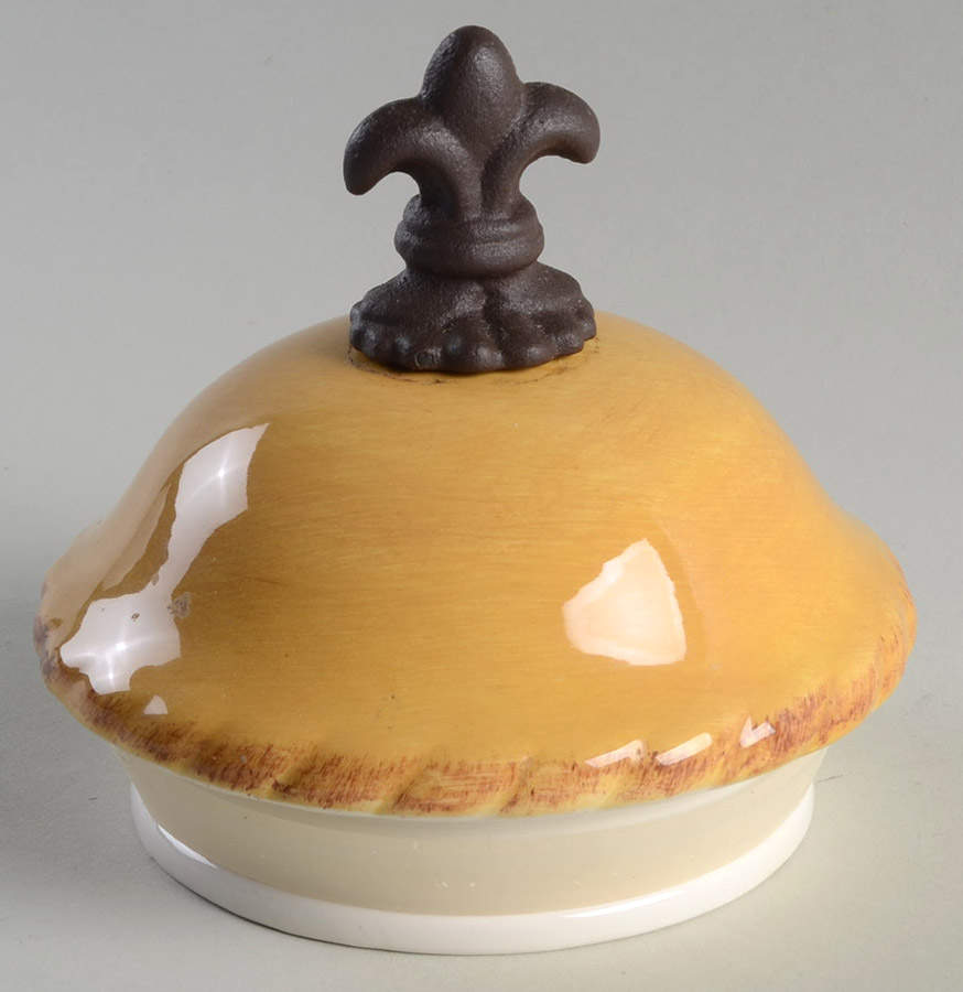 Tuscan Countryside Yellow Lid for Large Canister by Artimino-1