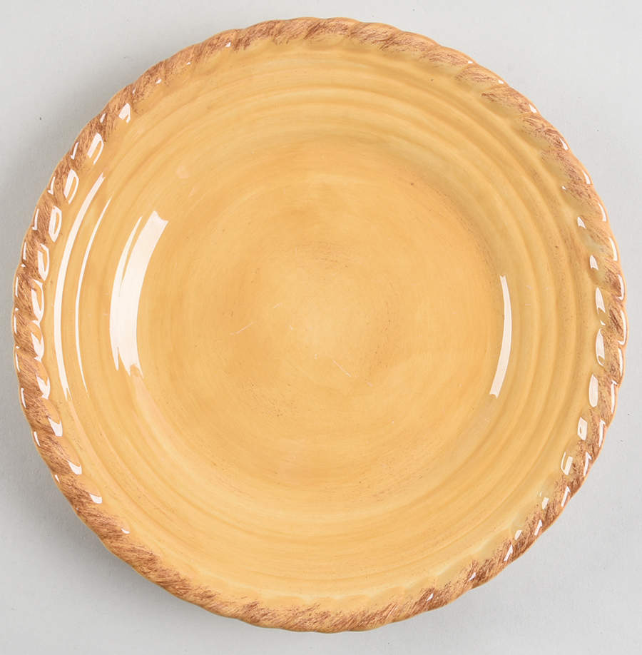 Tuscan Countryside Yellow Salad Plate by Artimino-1