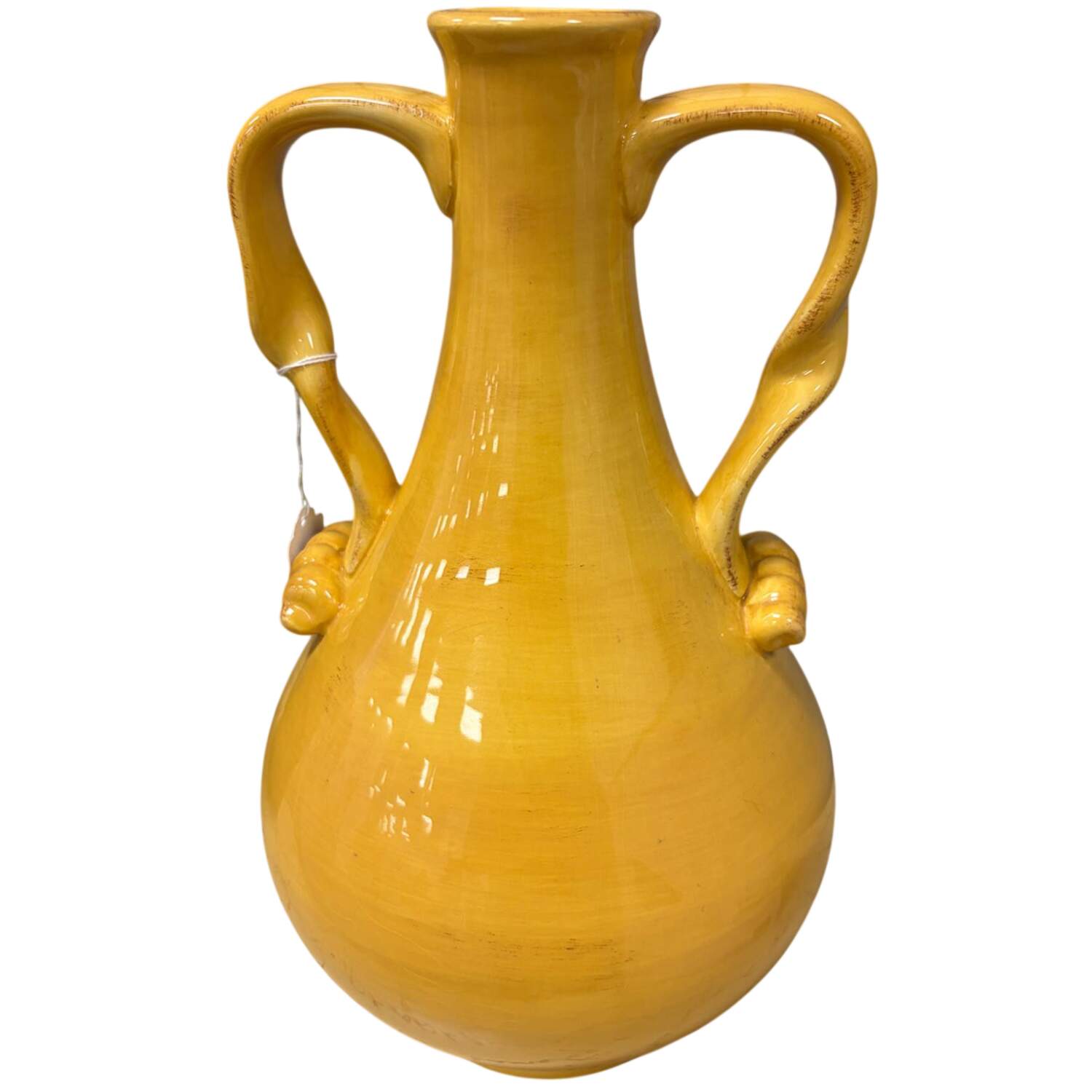 Tuscan Countryside Yellow 15" Handled Vase by Artimino-1