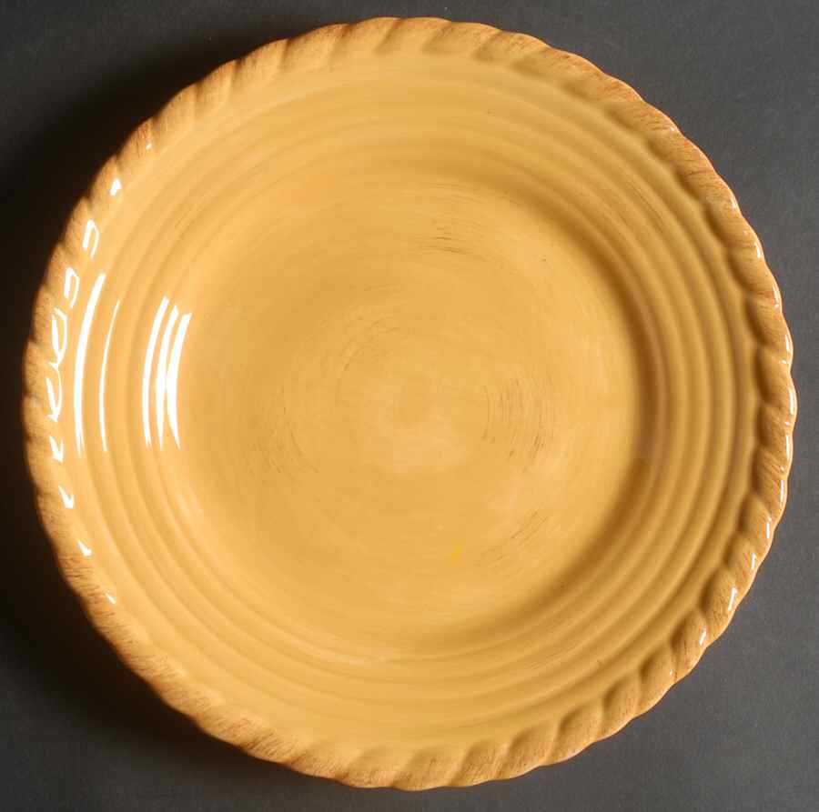 Tuscan Countryside Yellow Salad Plate by Artimino-1
