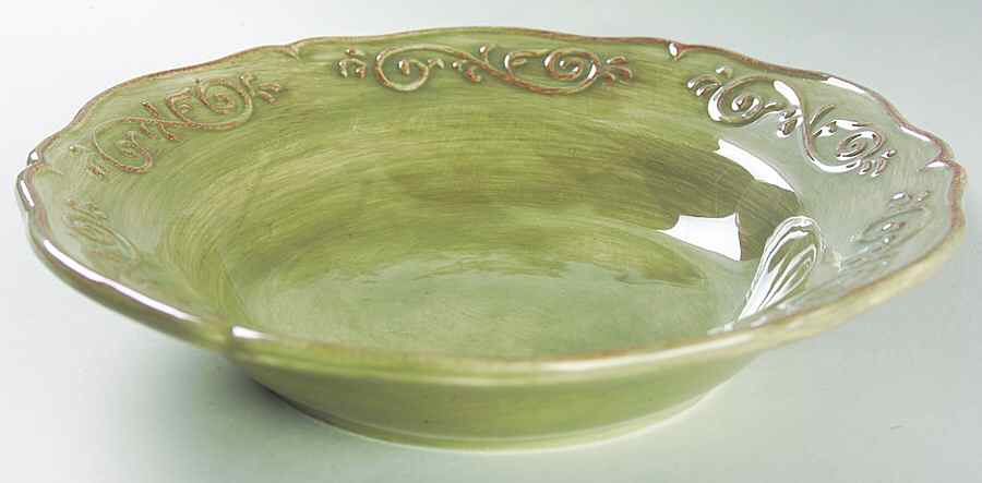 Baroque Sage Soup/Cereal Bowl by Artimino-1