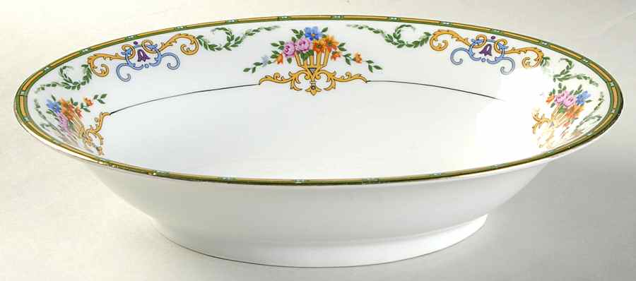 Dorval 10" Oval Vegetable Bowl by Altrohlau-1