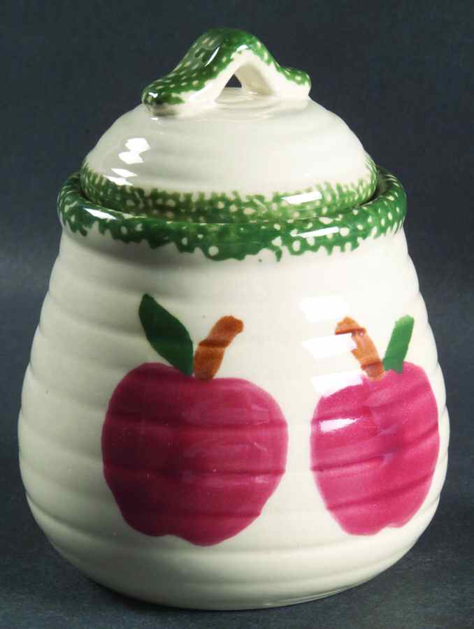 Apple Garden Sugar Bowl & Lid by Alco-1