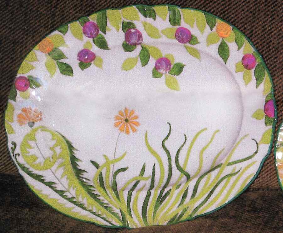 2460-997 19" Oval Serving Platter by Charles Ahrenfeldt-1
