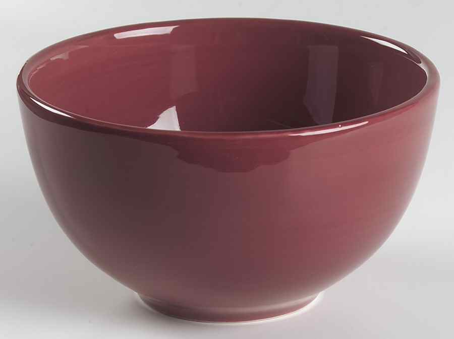 Ciao II Burgundy Coupe Cereal Bowl by Artimino-1