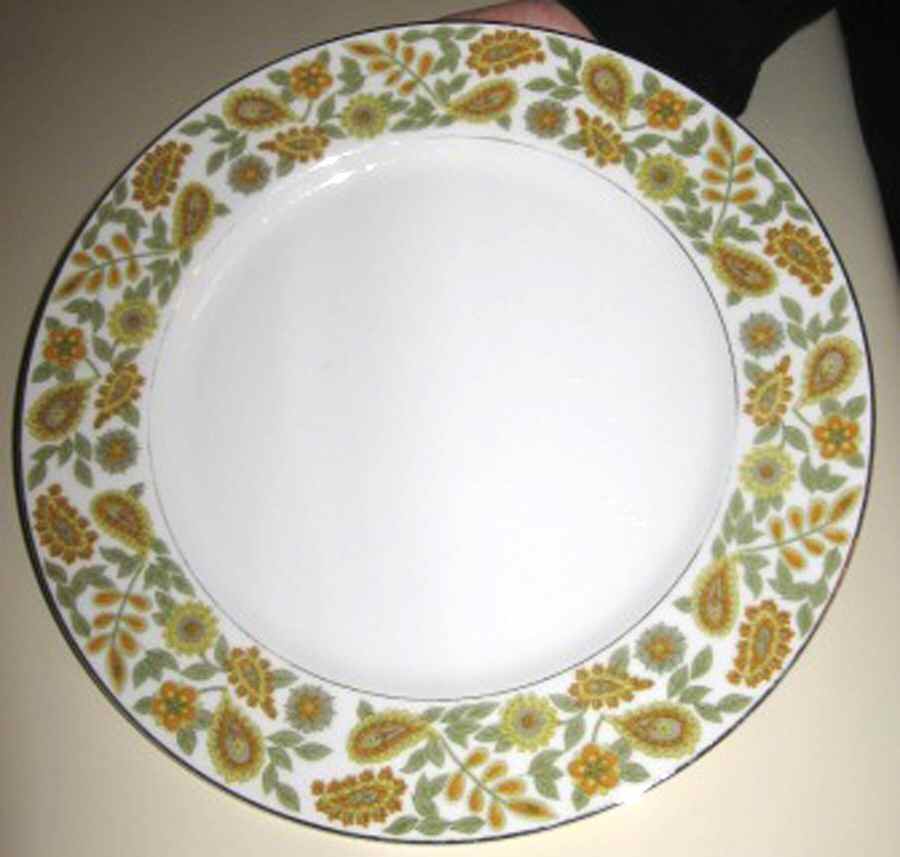 Carlton Dinner Plate by ADG Delphine-1