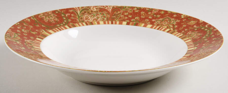 Maharana Large Rim Soup Bowl by 222 Fifth (PTS)-1