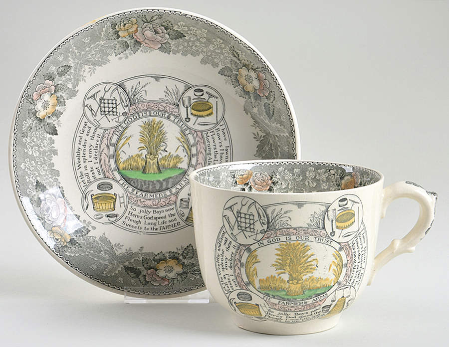ADA173 Joke Cup & Saucer Set by Adams China-1