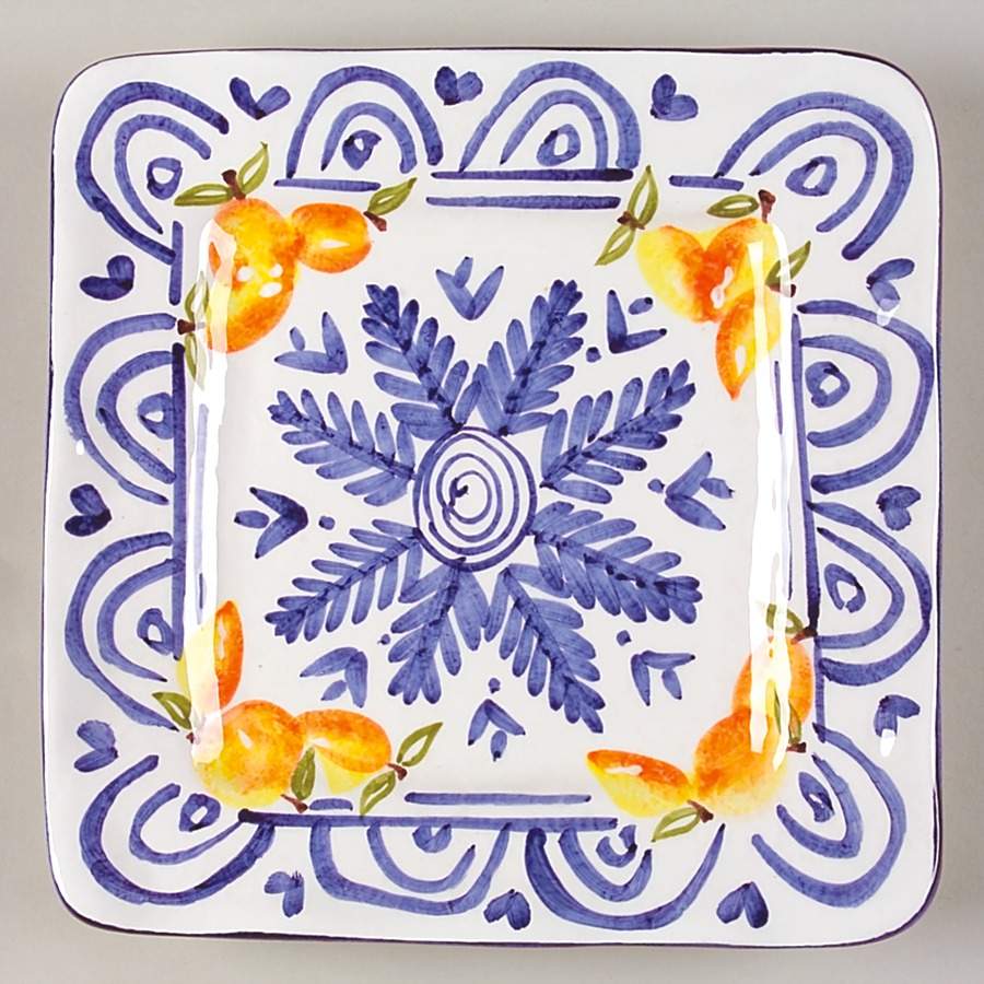Palermo Square Salad Plate by Artimino-1