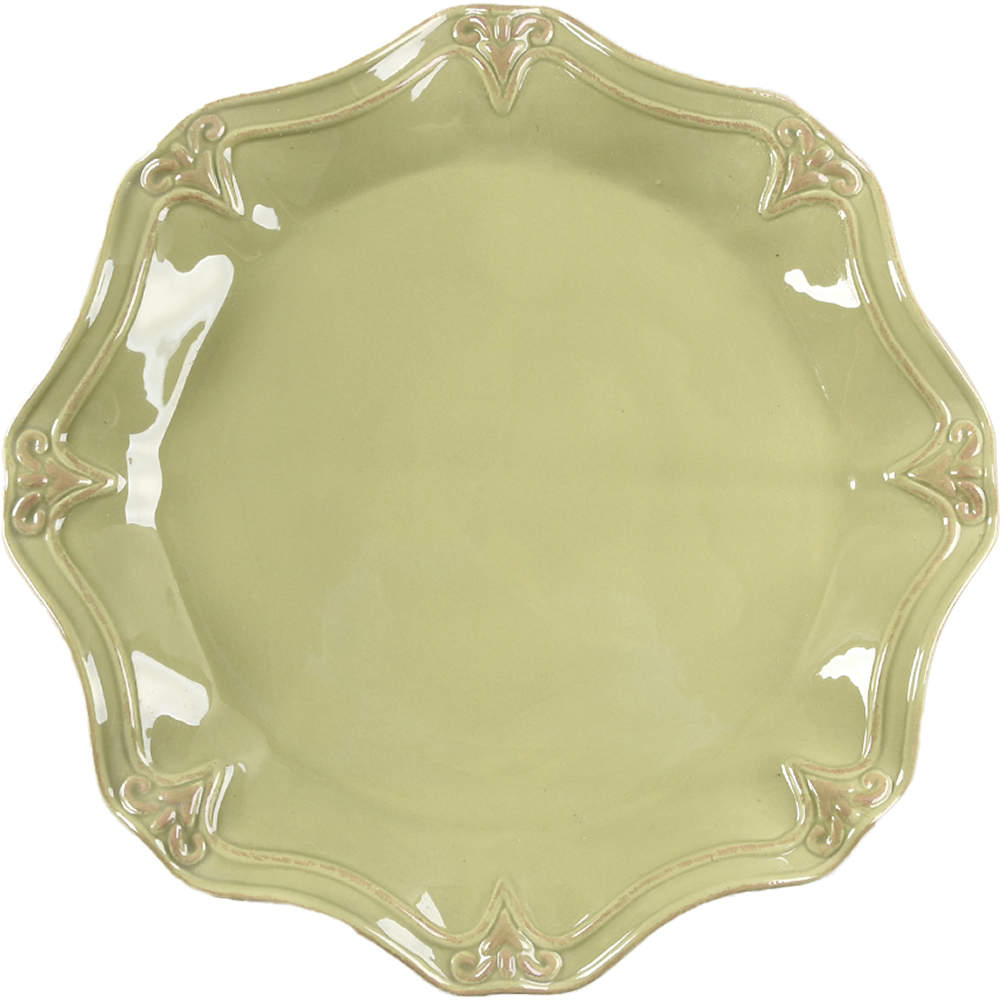Valero Celadon Green Dinner Plate by Ambiance-1
