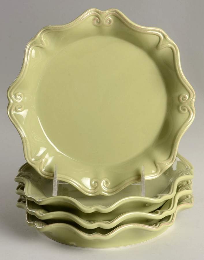 Valero Celadon Green Salad Plate - Set of 4 by Ambiance-1