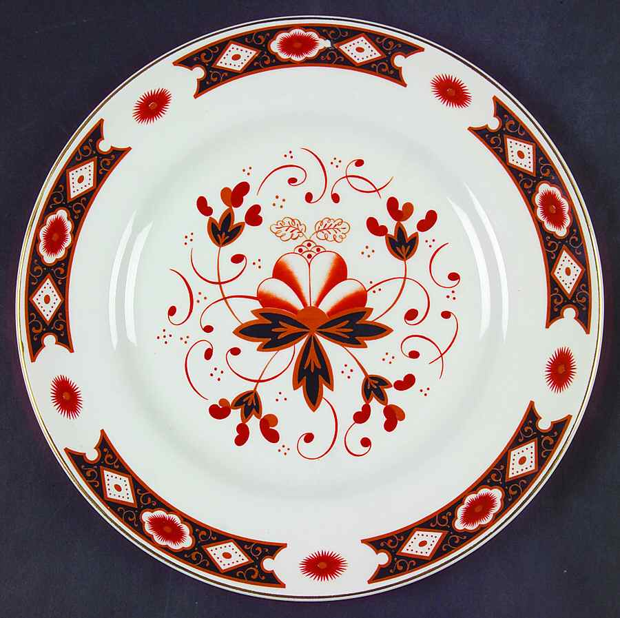 Kildare (Gold Trim, No Verge) Dinner Plate by Arklow-1