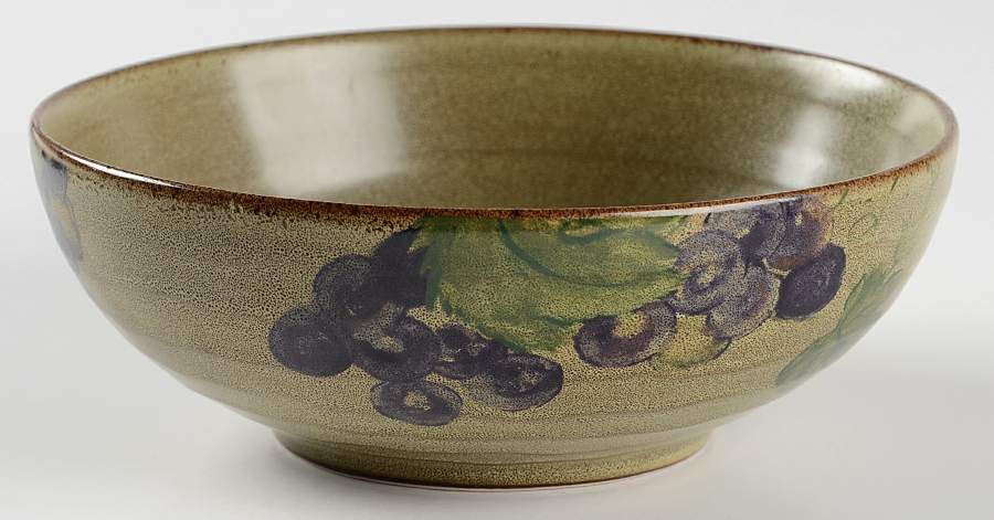 Grapevine Khaki Soup/Cereal Bowl by 222 Fifth (PTS)-1