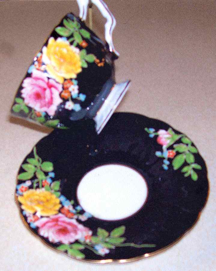 B4827 Footed Cup & Saucer Set by John  Aynsley & Sons-1