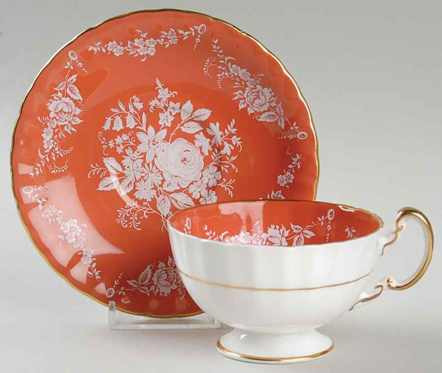 AYN177 Footed Cup & Saucer Set by John  Aynsley & Sons-1
