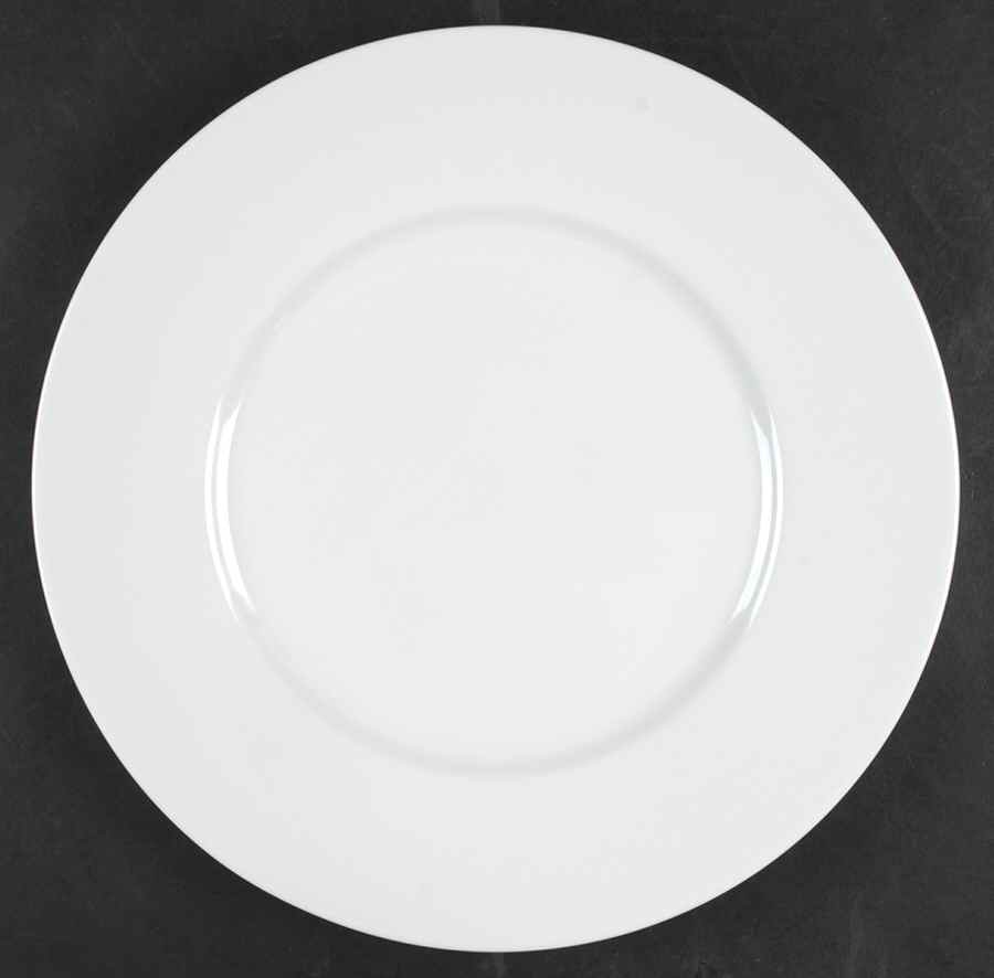 Tuileries-All White Service Plate (Charger) by Apilco-1