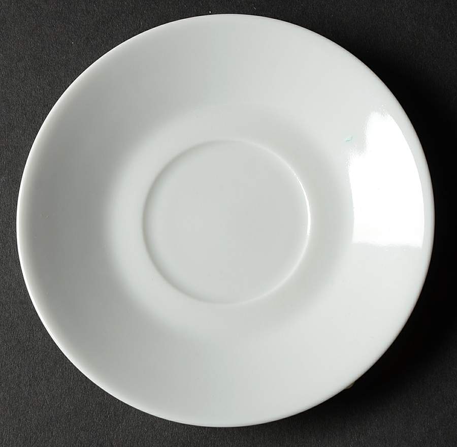 Tuileries-All White Saucer for Demitasse Cup by Apilco-1