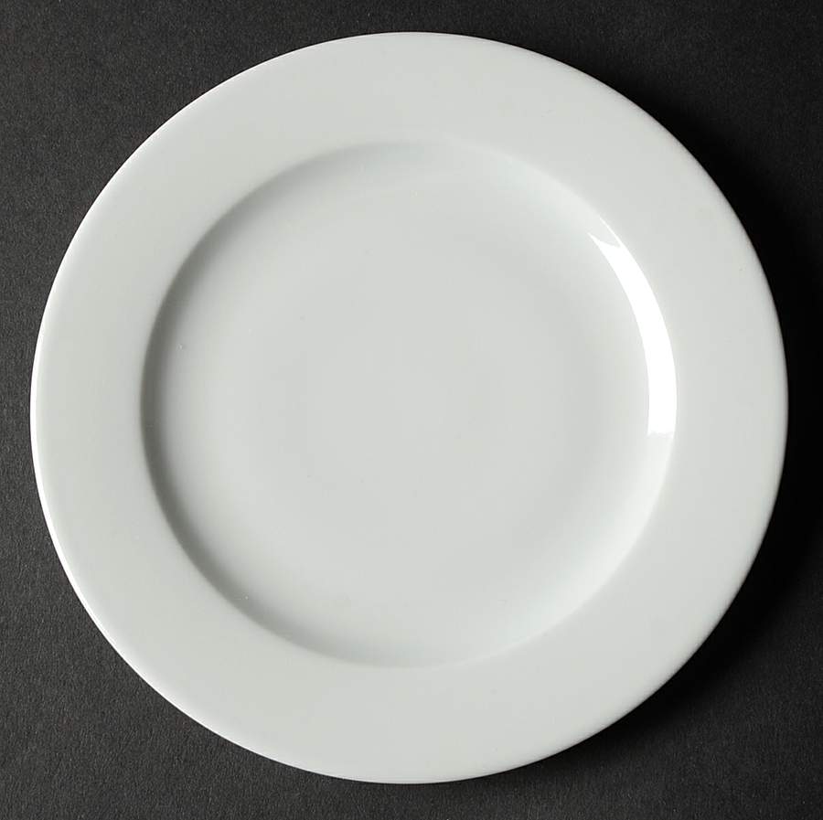 Tuileries-All White Bread & Butter Plate by Apilco-1