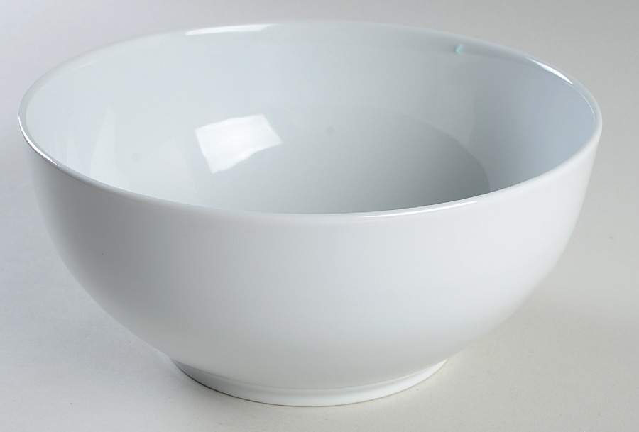 Tuileries-All White 8" Salad Serving Bowl by Apilco-1