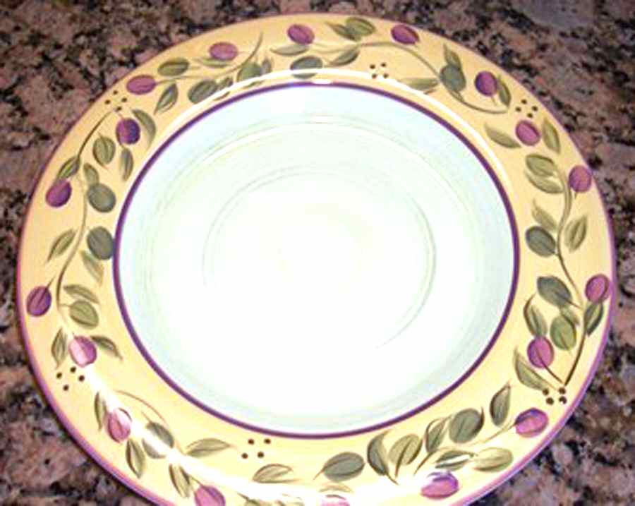 Fluers d'Olivier Dinner Plate by Ambiance-1