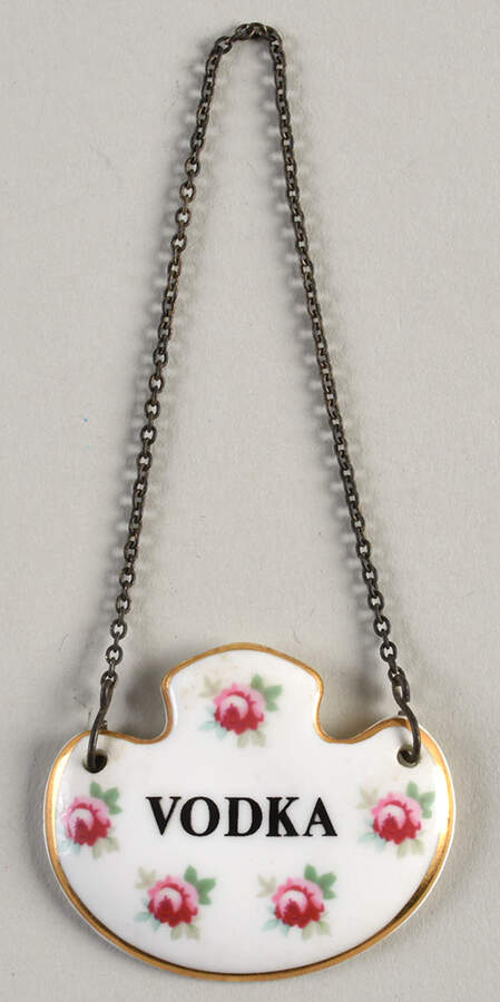 Floral Vodka Decanter Label by Adderley-1