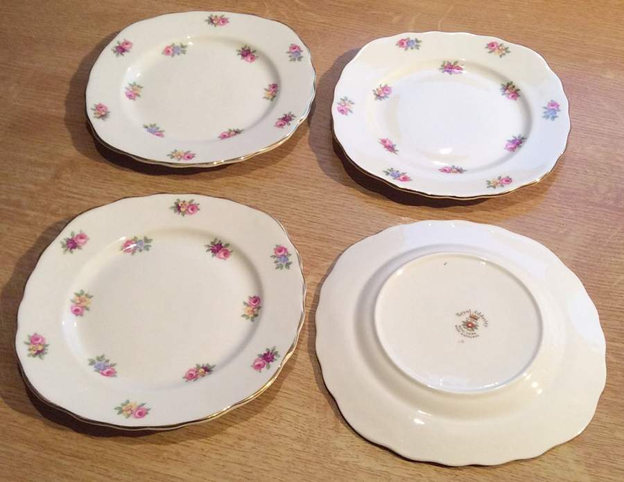 Floral Salad Plate by Adderley-1